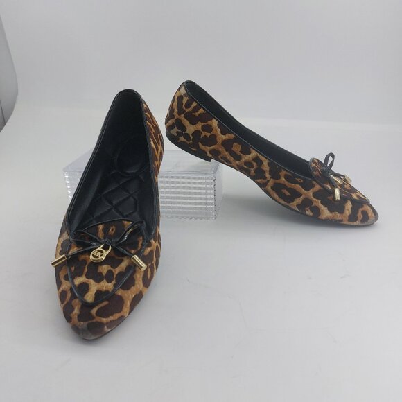 MICHAEL Michael Kors Leopard Print Flats - Picture 1 of 10